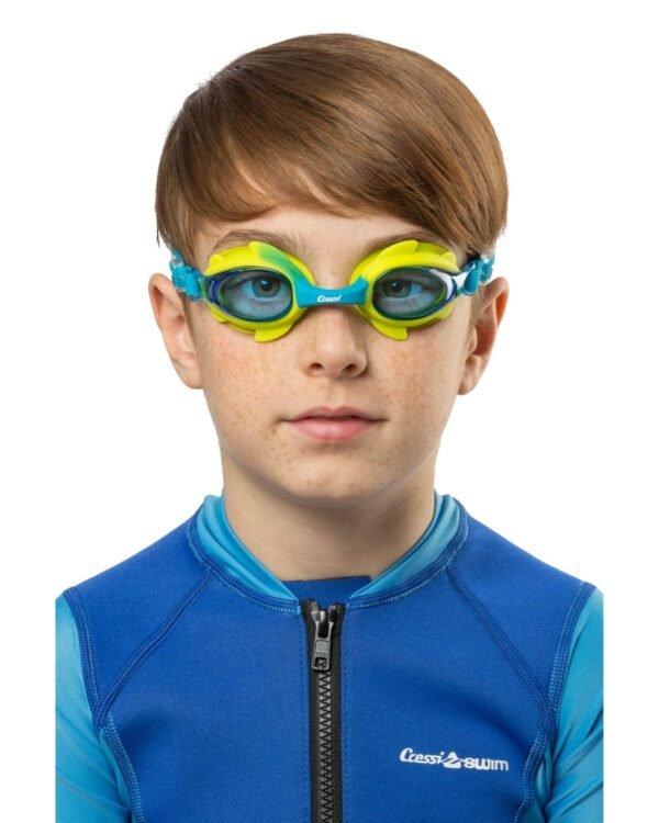 Gafas de Natación Cressi Seahorse Verde/Azure | Seguras y Cómodas para Niños de 4 a 8 Años - Image 5